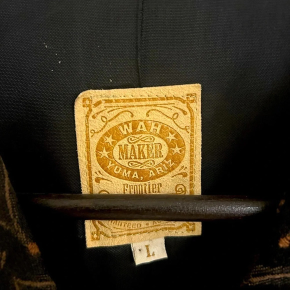 Wah Maker vintage western vest men’s L excellent condition. Very unique - Picture 7 of 10